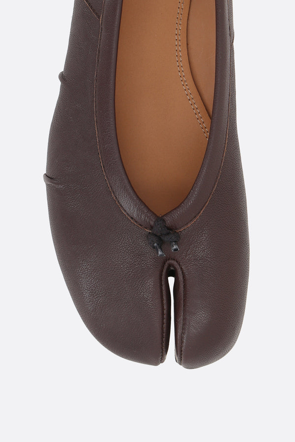 Tabi ballerinas in nappa