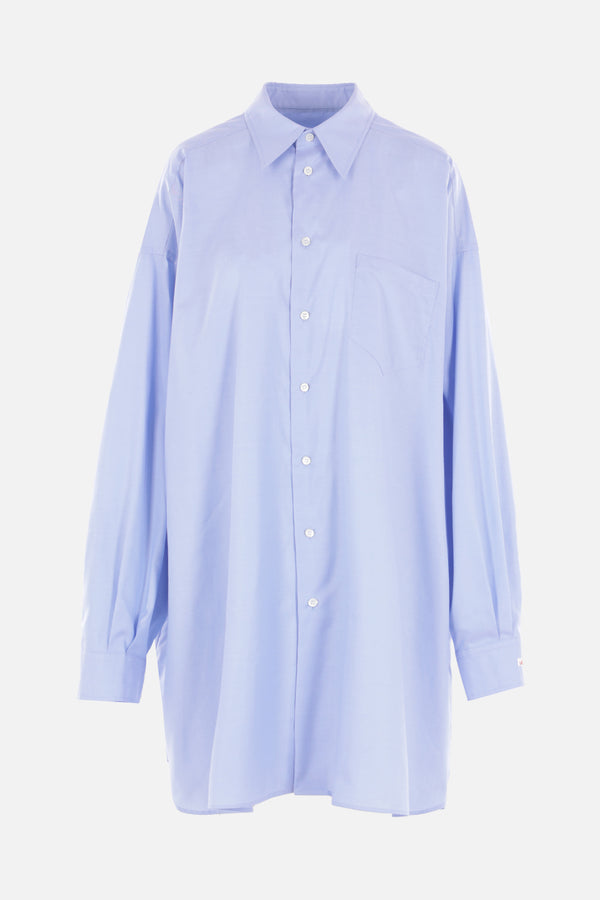 oversized shirt in Oxford cotton