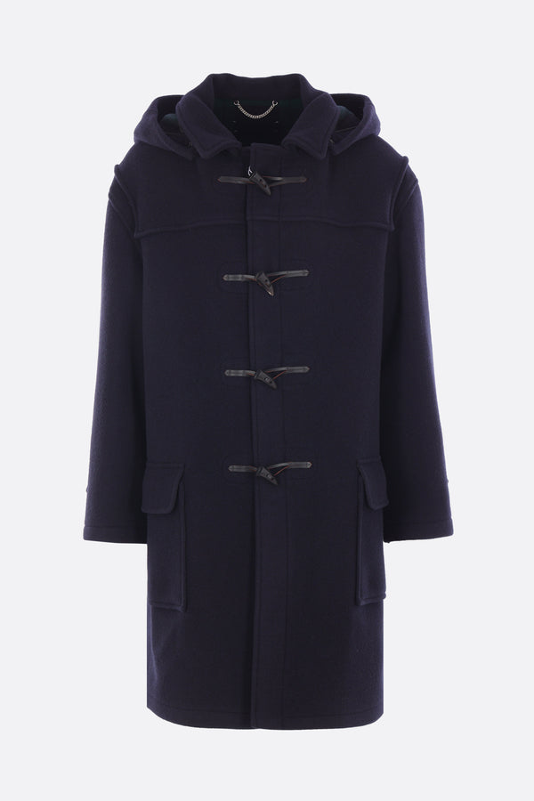 reversible duffle coat in wool