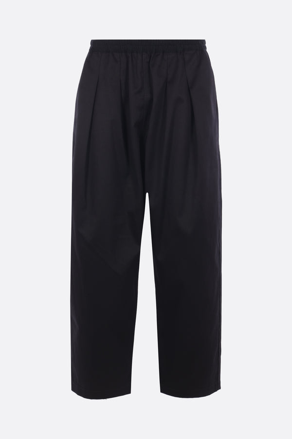 baggy-fit trousers in gabardine
