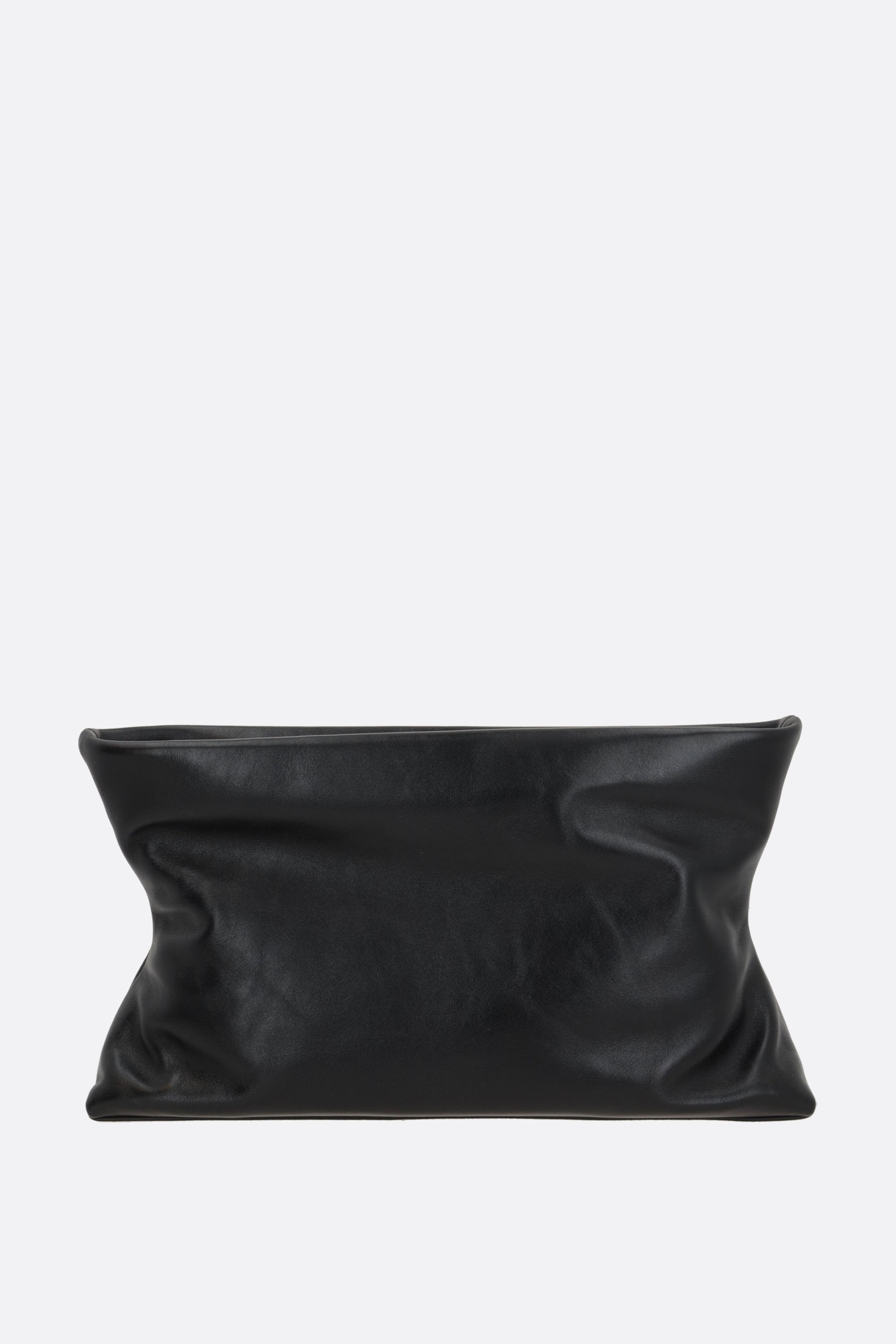 Dipi clutch in shiny leather