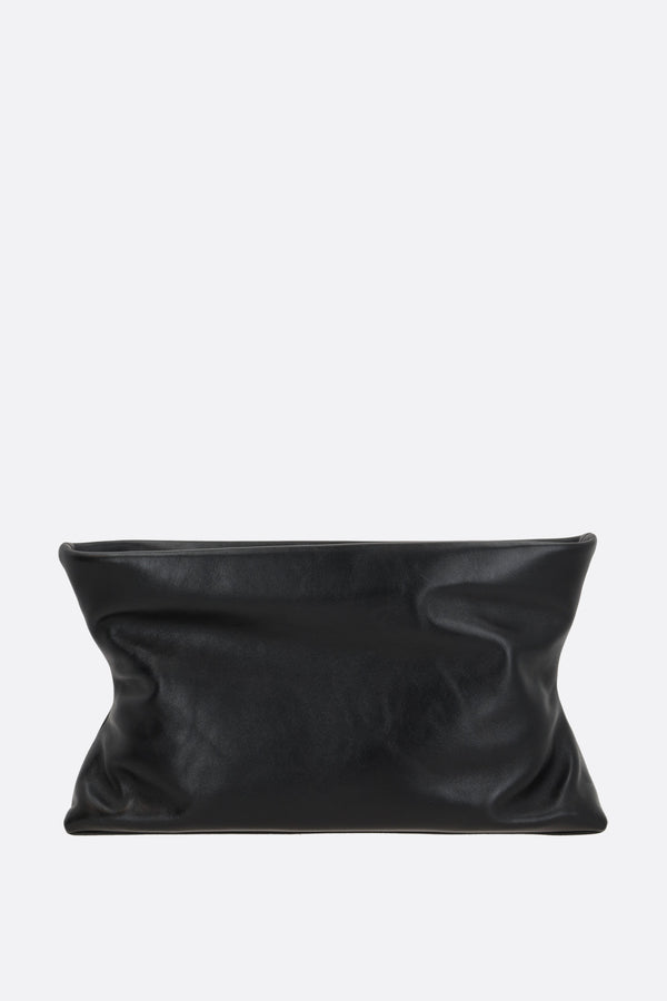 Dipi clutch in shiny leather