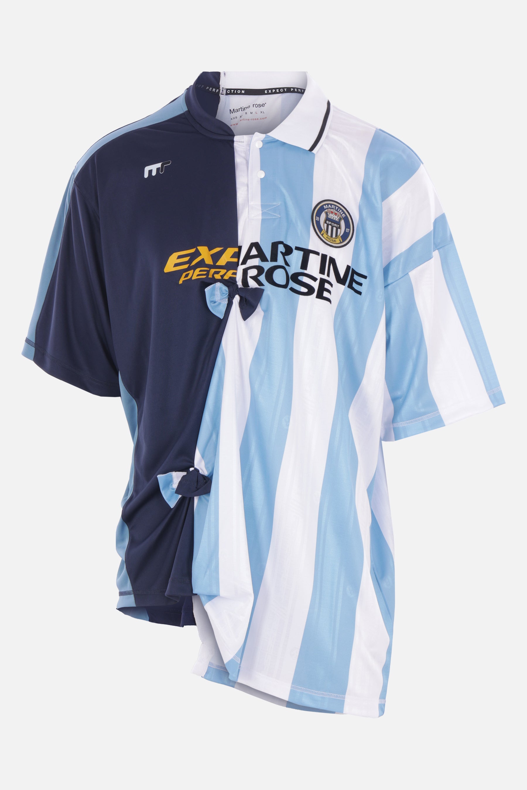 Collage Football oversized t-shirt in technical jersey