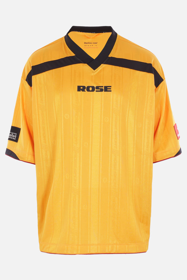 Football t-shirt in technical jersey