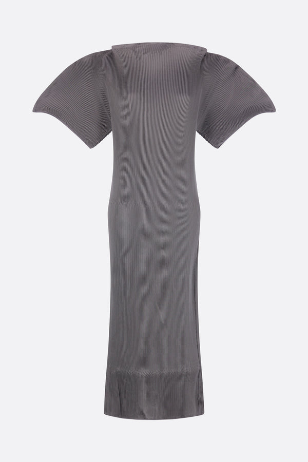 zigzag ripple midi dress