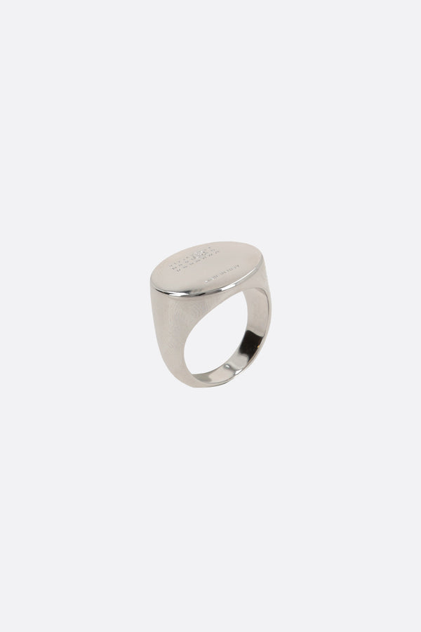 Numeric oval ring