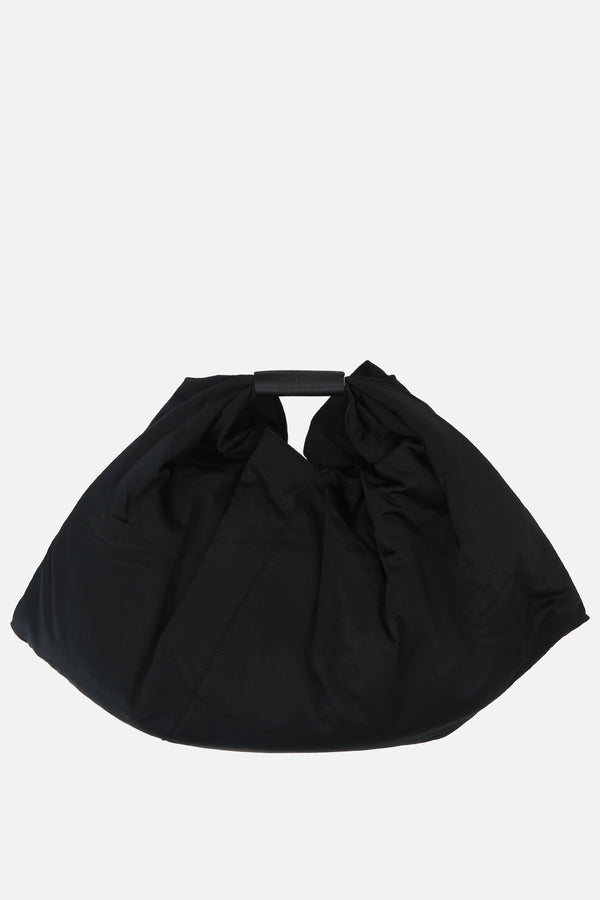 Japanese handbag in draped satin