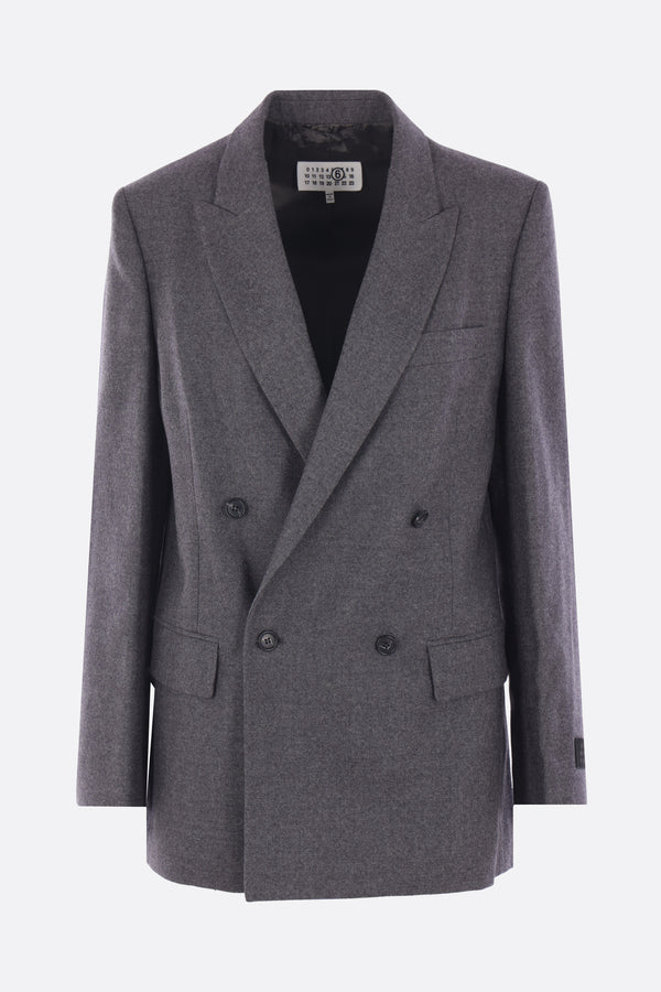 oversized jacket in wool