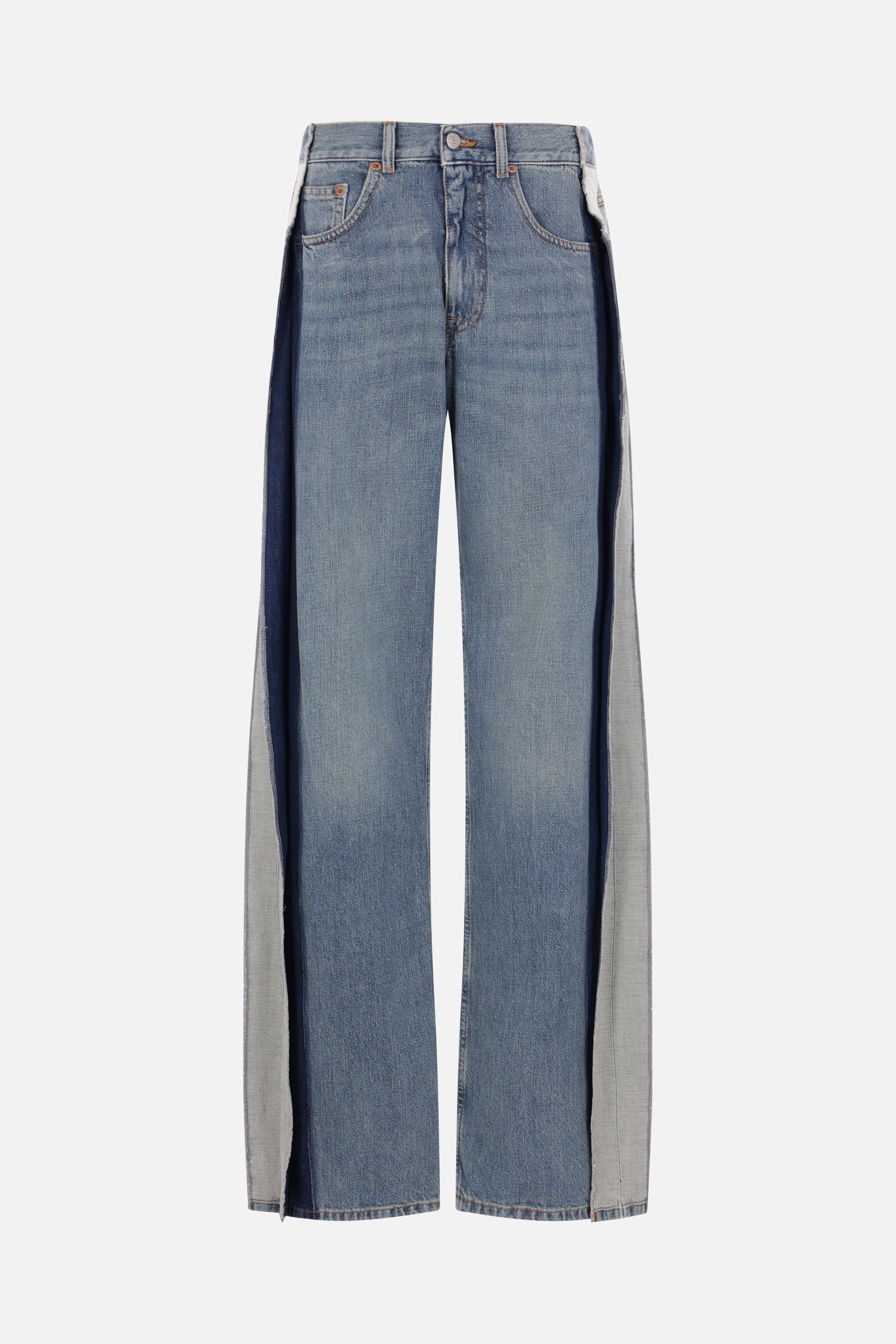 straight-leg jeans in denim