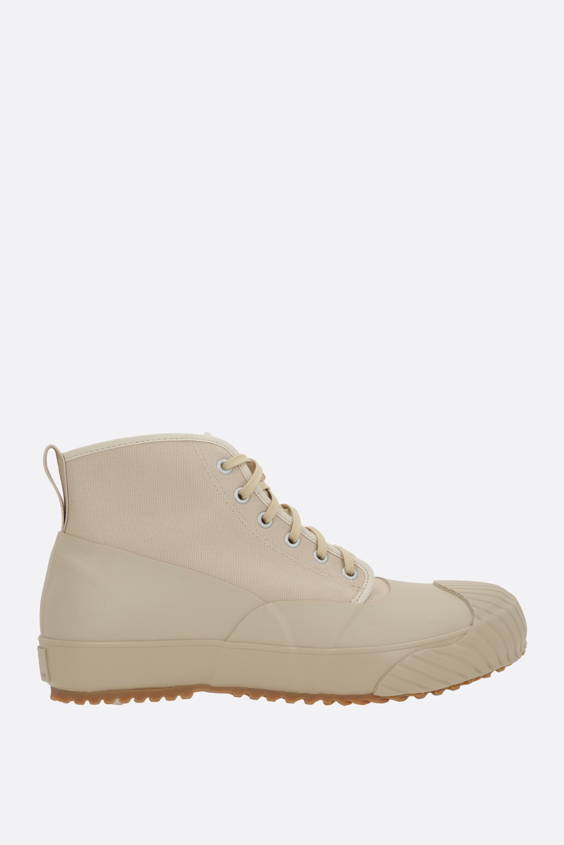 Alweather high-top sneaker in canvas and rubber
