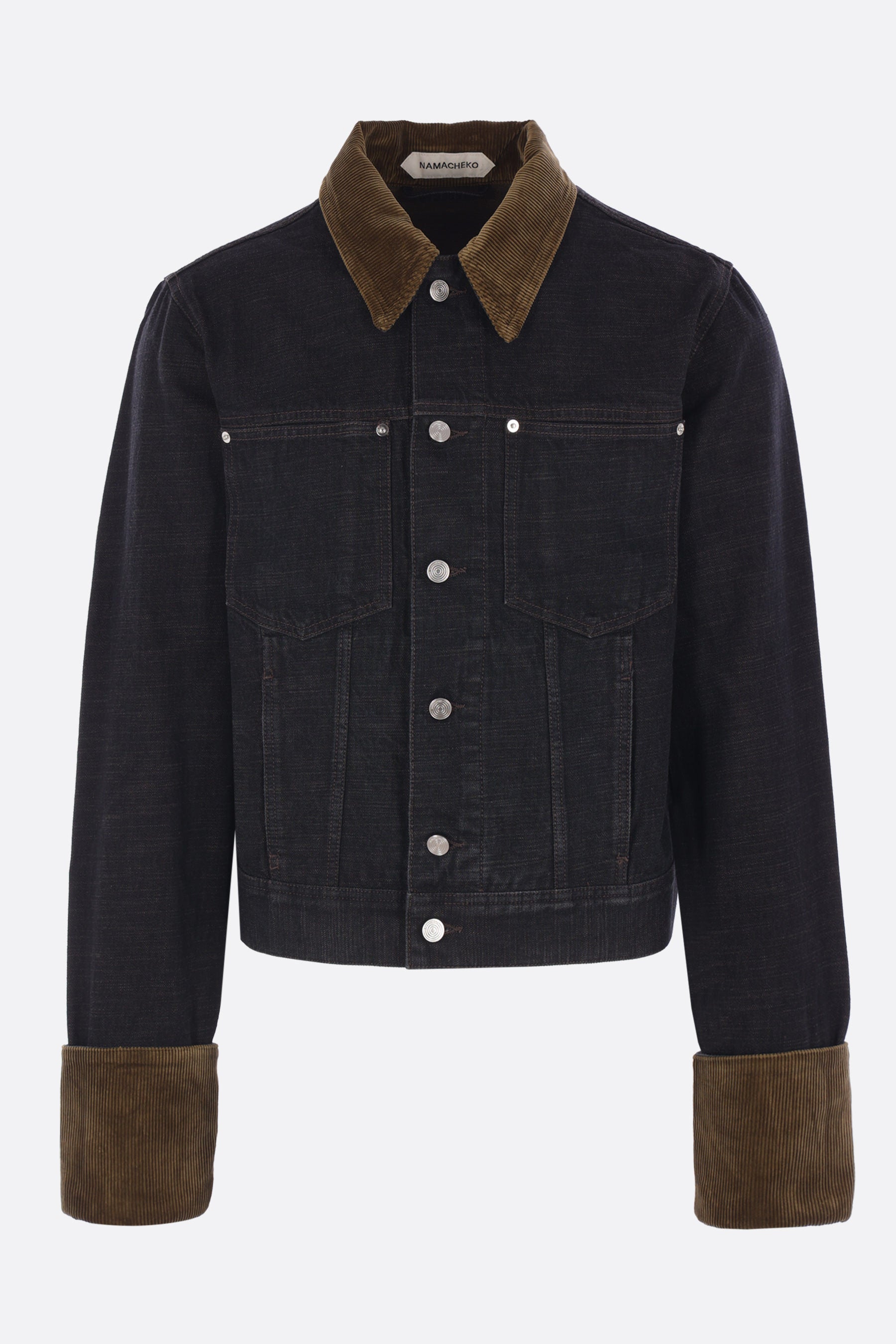 Allenby jacket in denim and corduroy