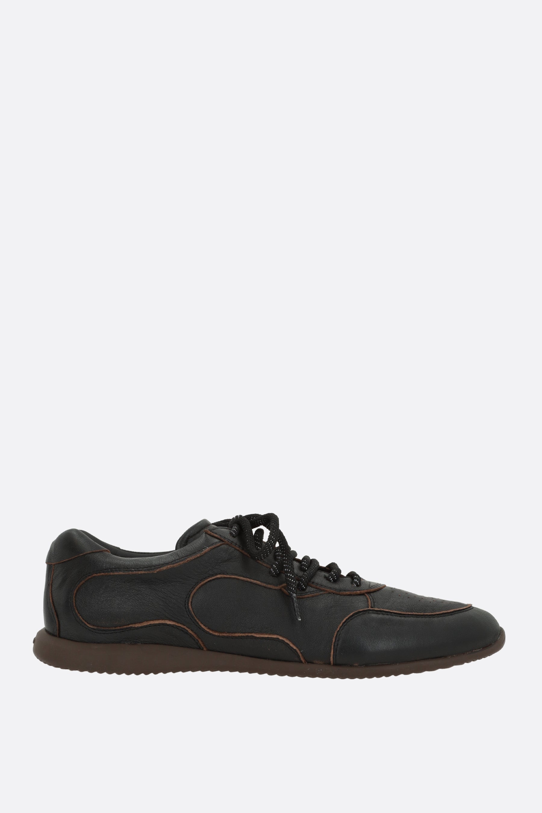 Osterly sneaker in smooth leather