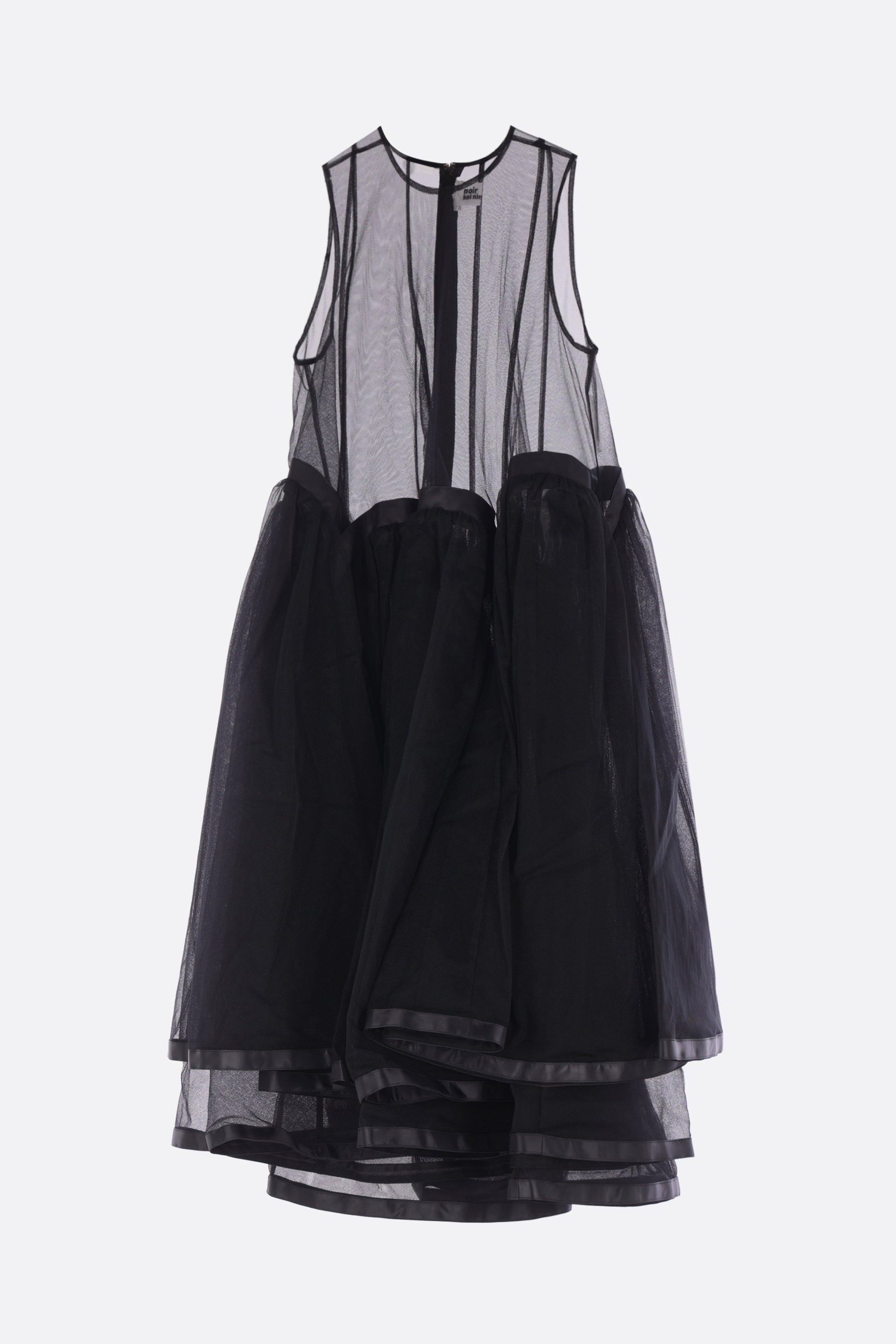 tulle sleeveless dress