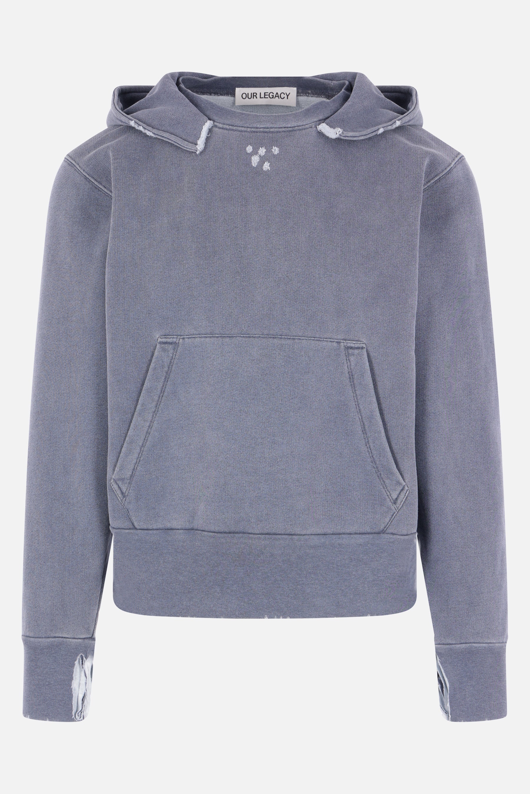 Relic hoodie in distressed jersey