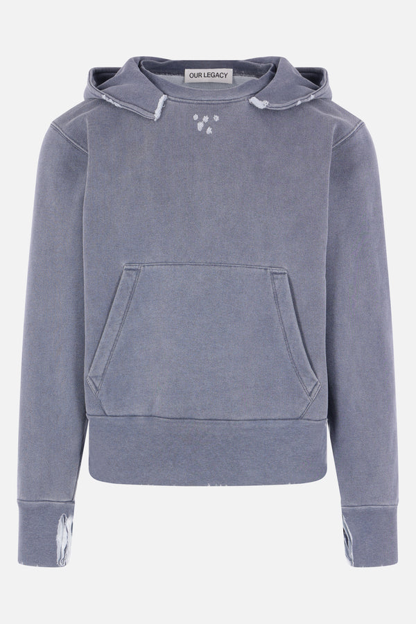 Relic hoodie in distressed jersey