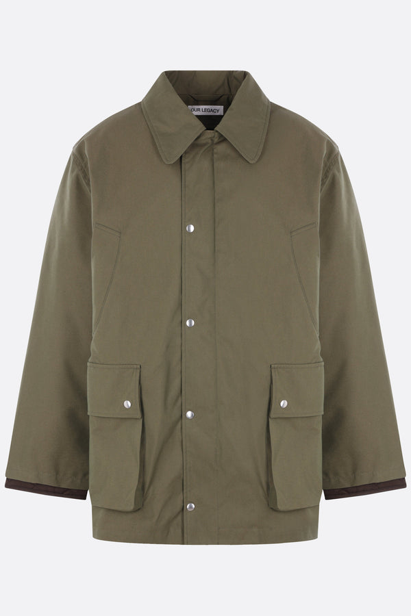 Hunter jacket in technical panama