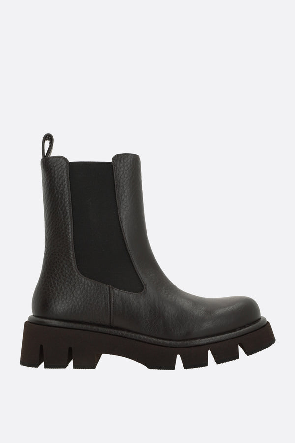 Cintia ankle boot in grained nappa