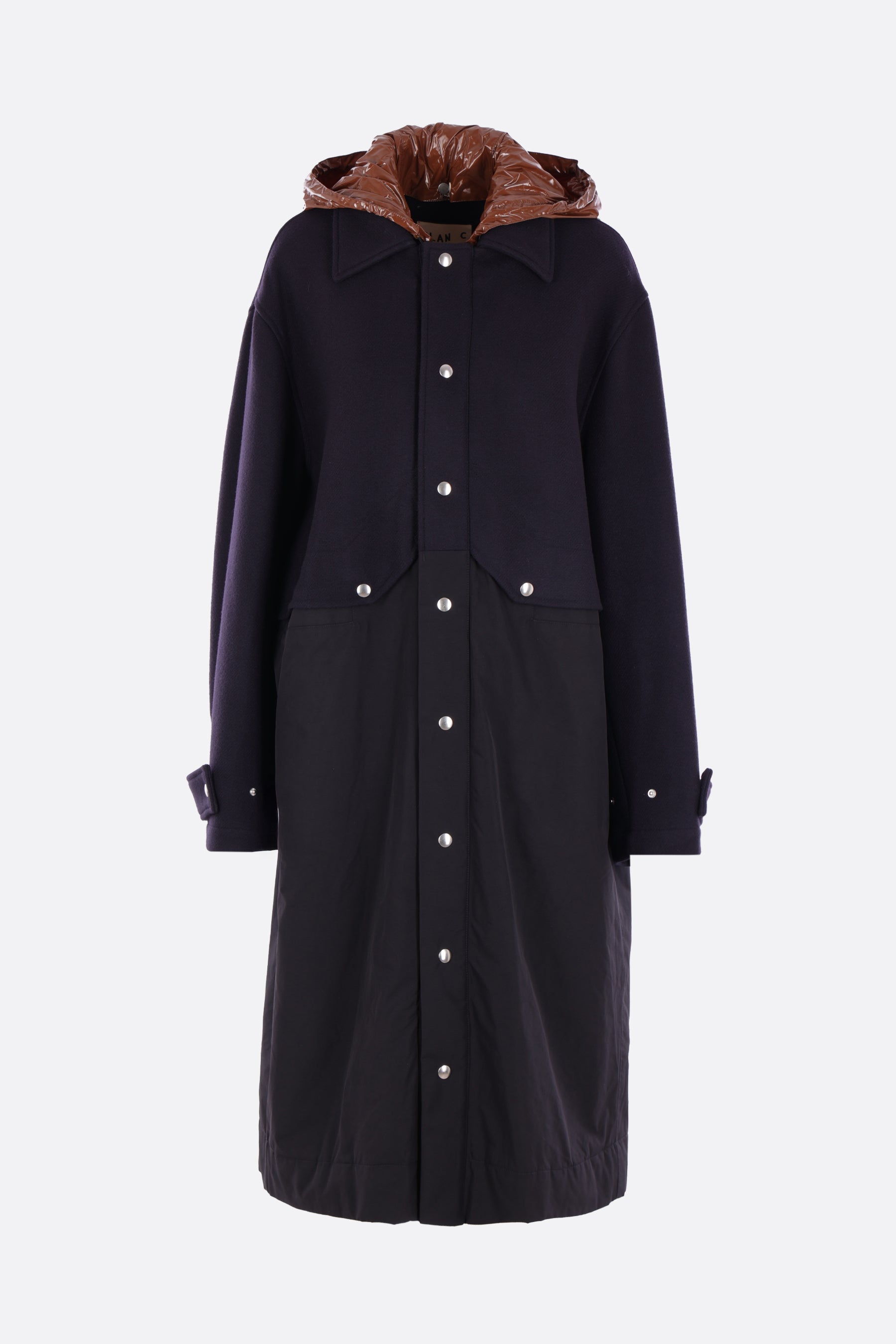 wool and nylon coat