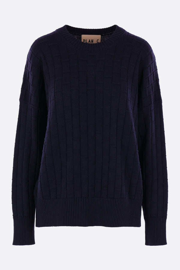 wool knit pullover