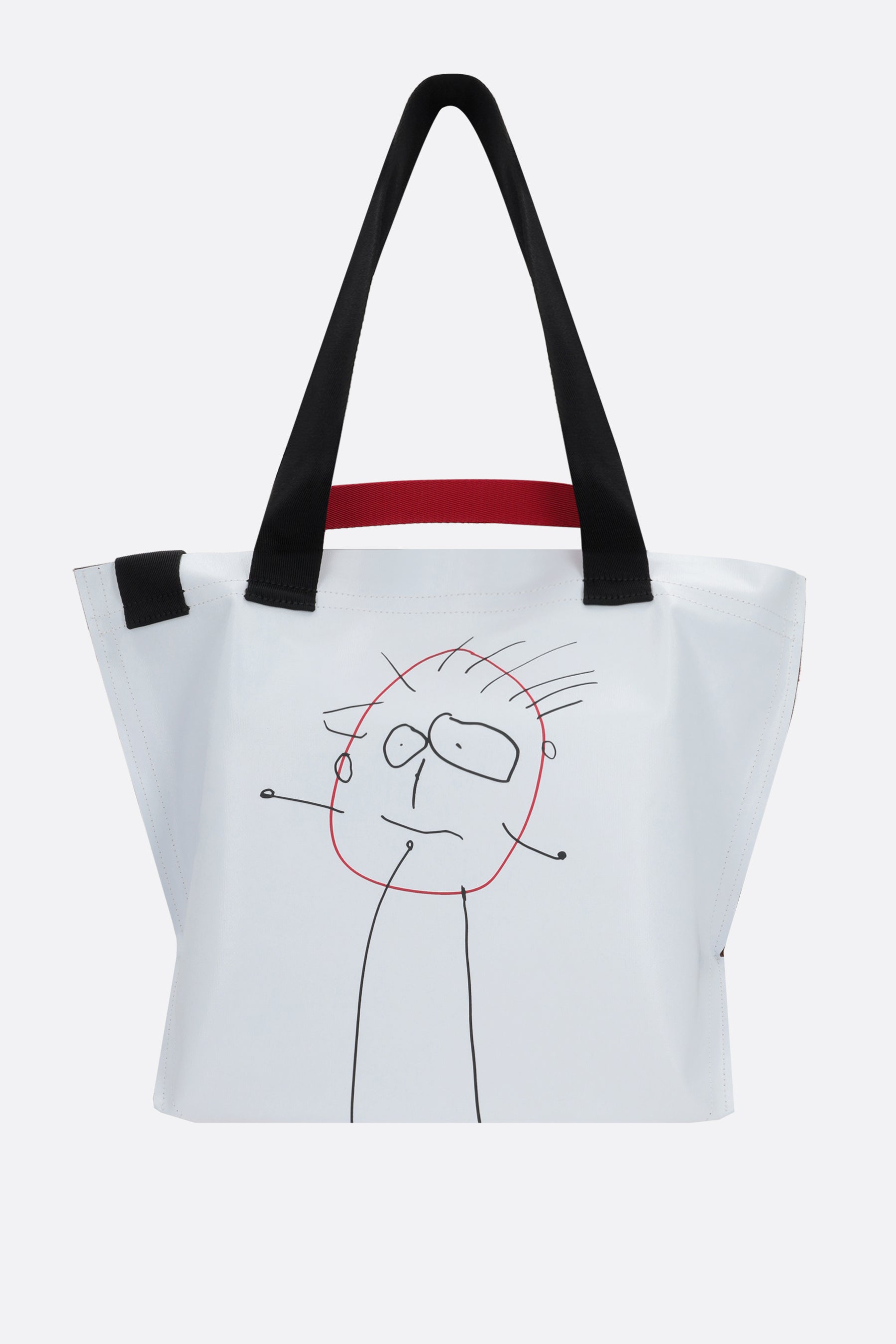 Pili e Bianca medium shopping bag in coated canvas