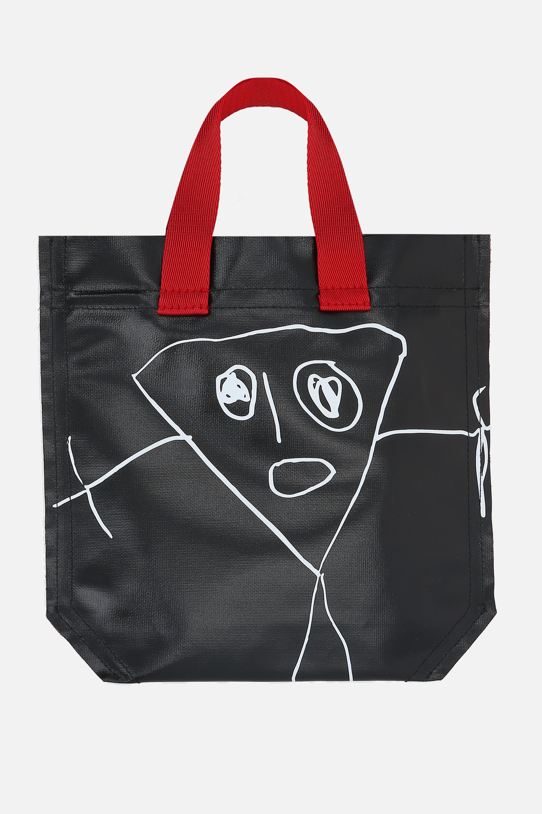 Pili e Bianca mini shopping bag in coated canvas