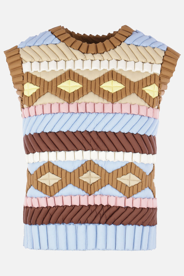 woven nylon padded vest