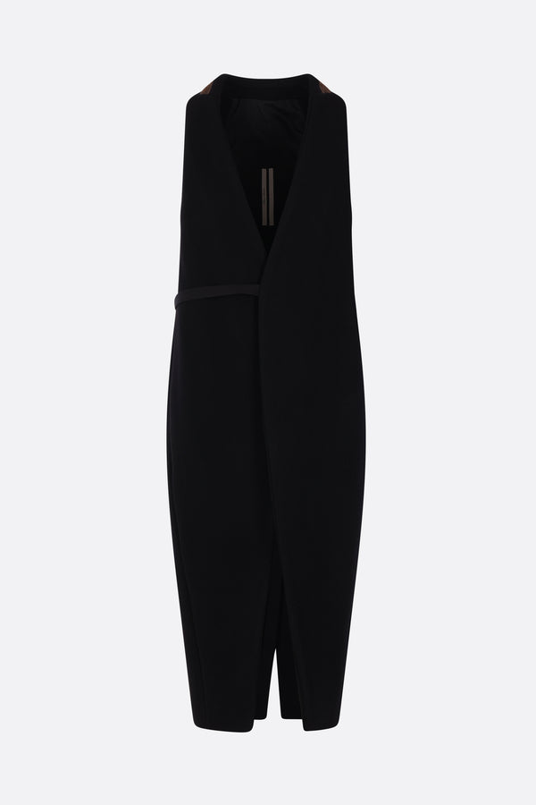 Cyclops long waistcoat in wool