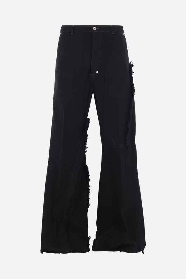 Joris trousers in denim and canvas