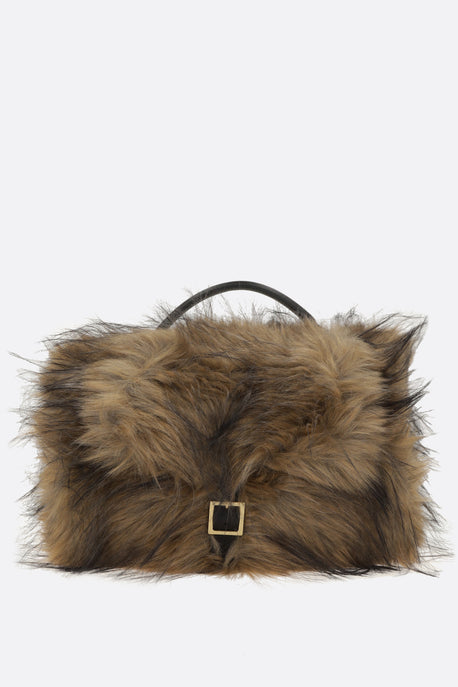 faux fur muff bag