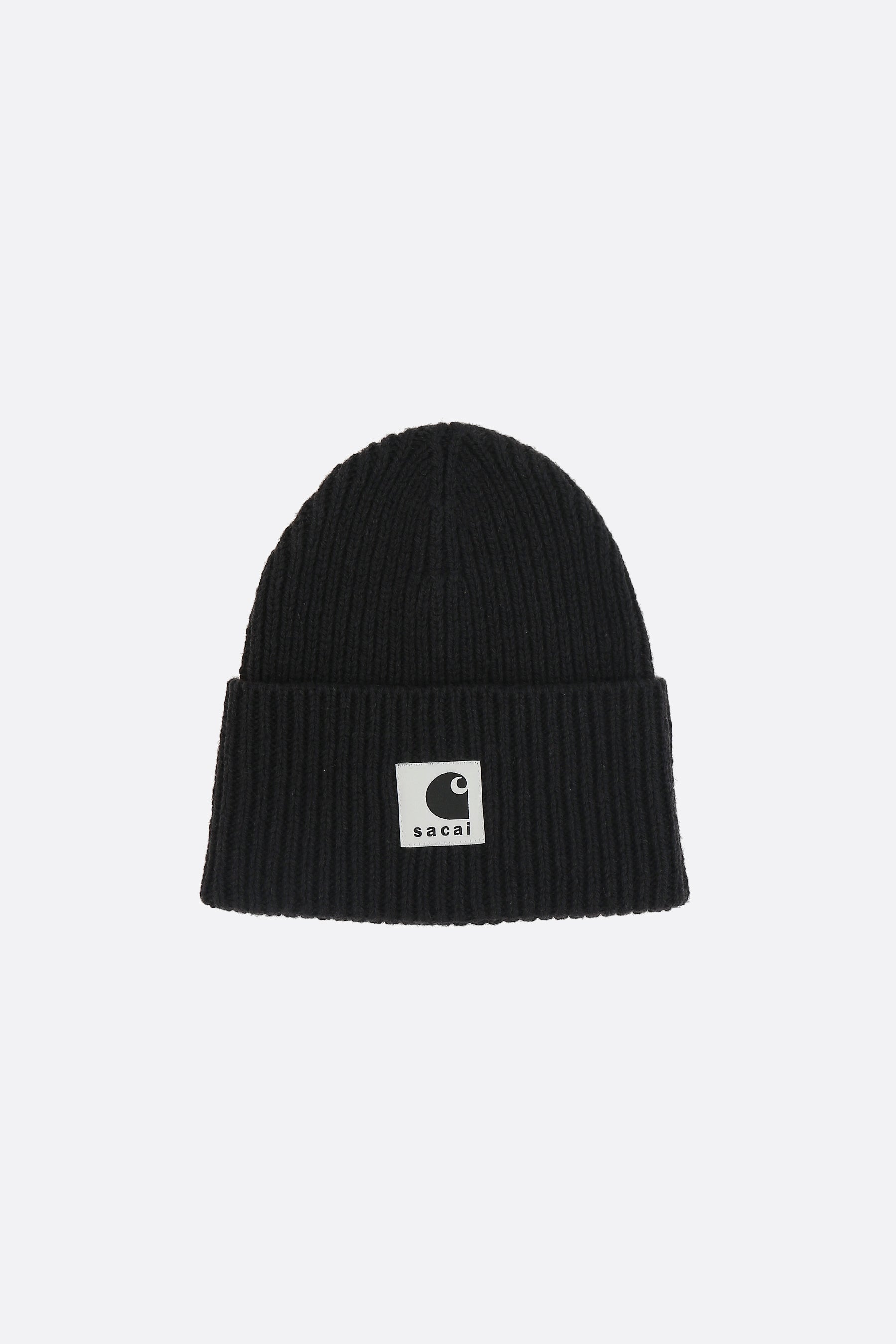 Sacai Carhartt WIP Beanie ビニー ブラック SACAI X CARHARTT WIP-Scarves hats and gloves-Hats-001