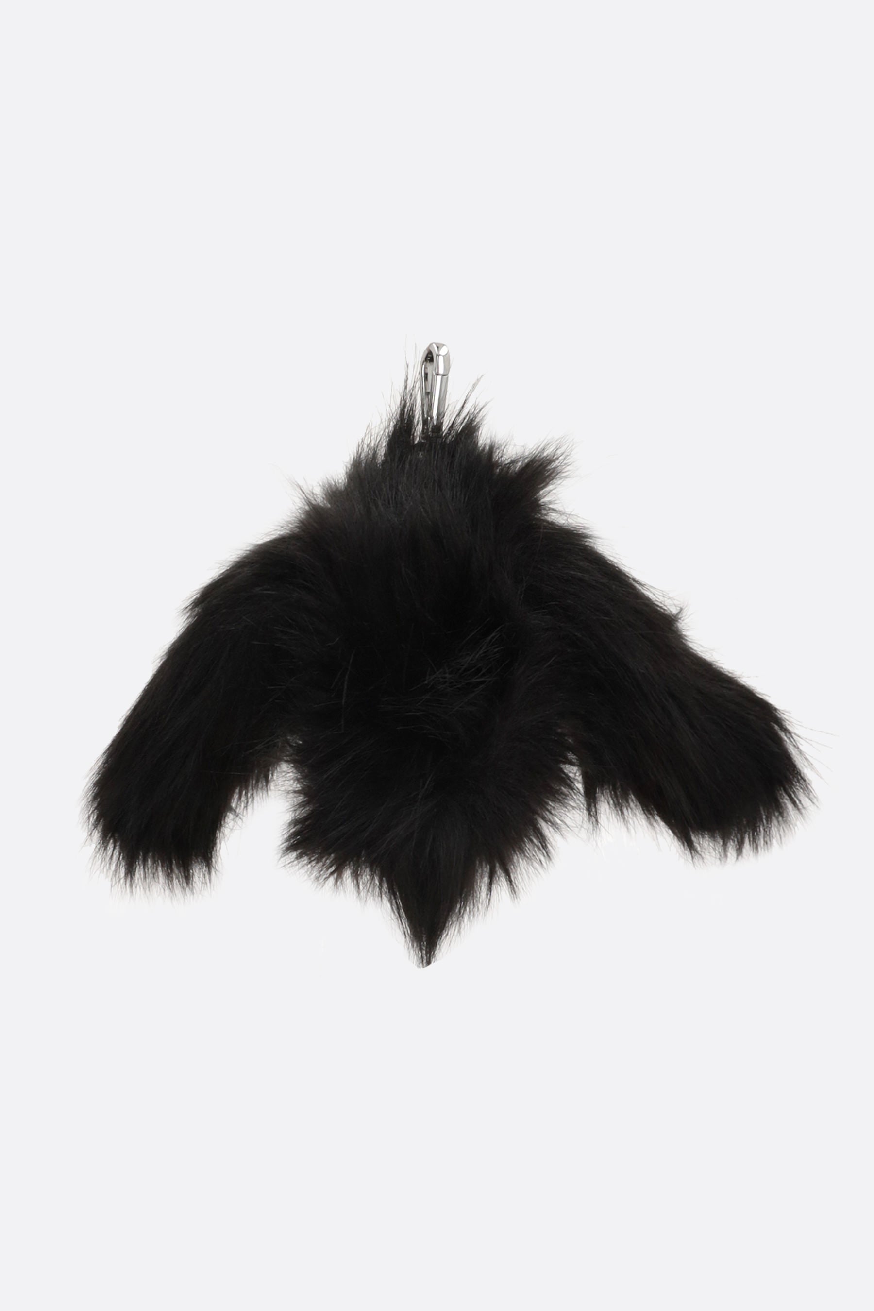 Hare bag charm in faux fur