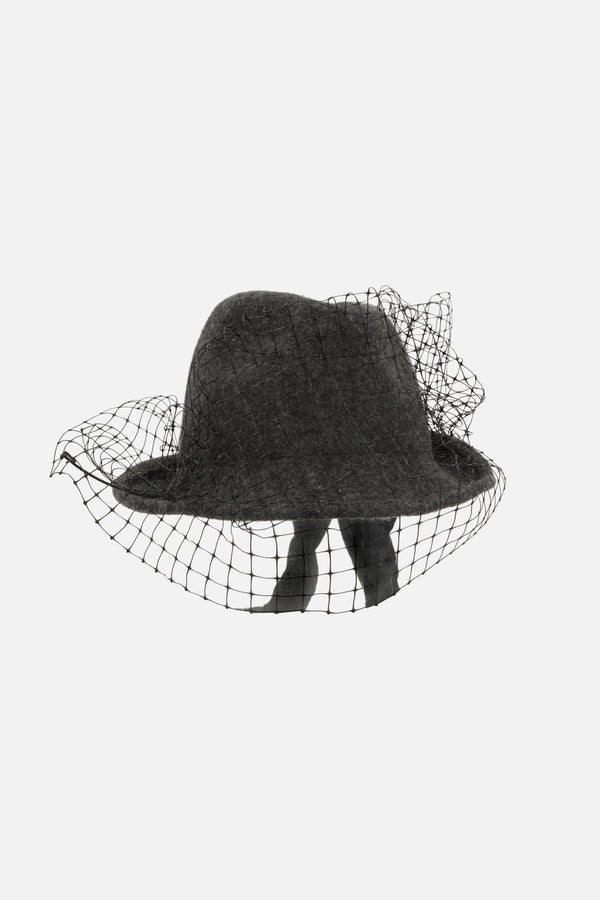 veled trilby in wool felt