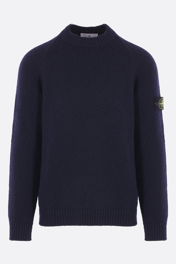 mouliné wool and nylon sweater