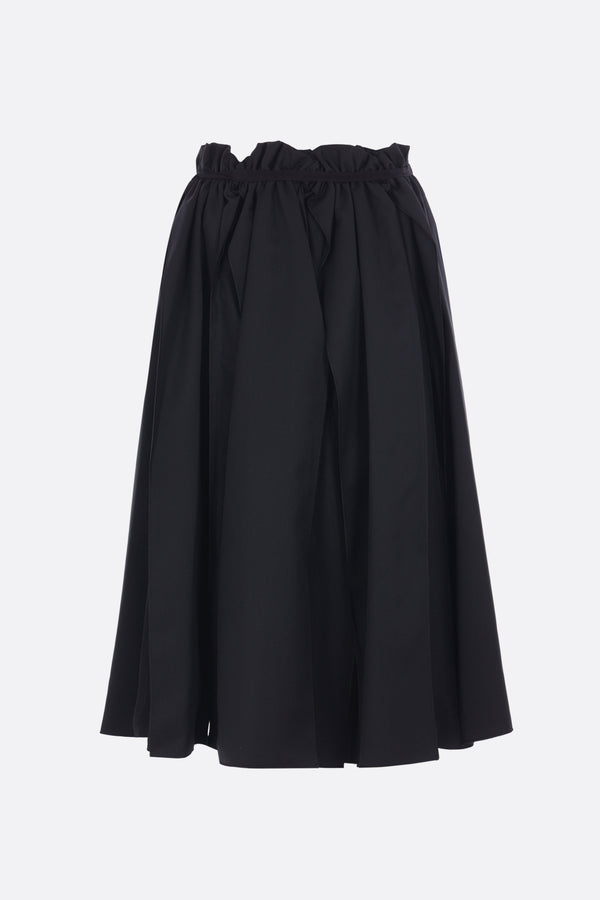 circle skirt in tulle and gabardine