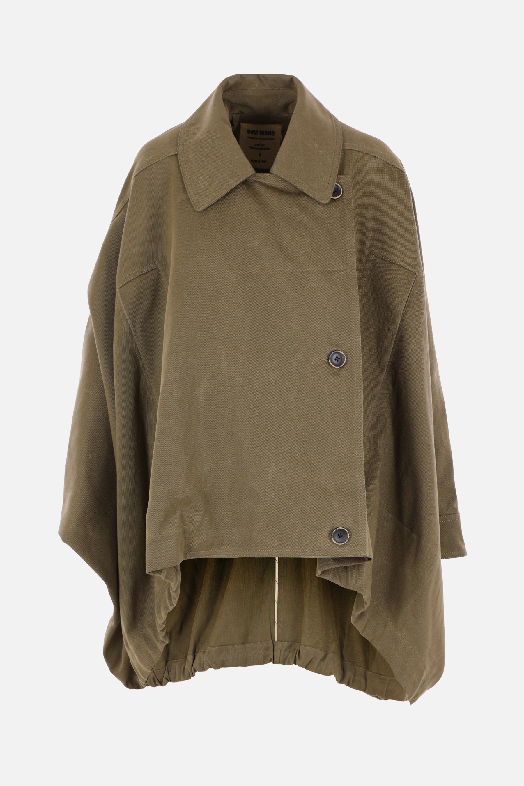 Kew oversize jacket in gabardine