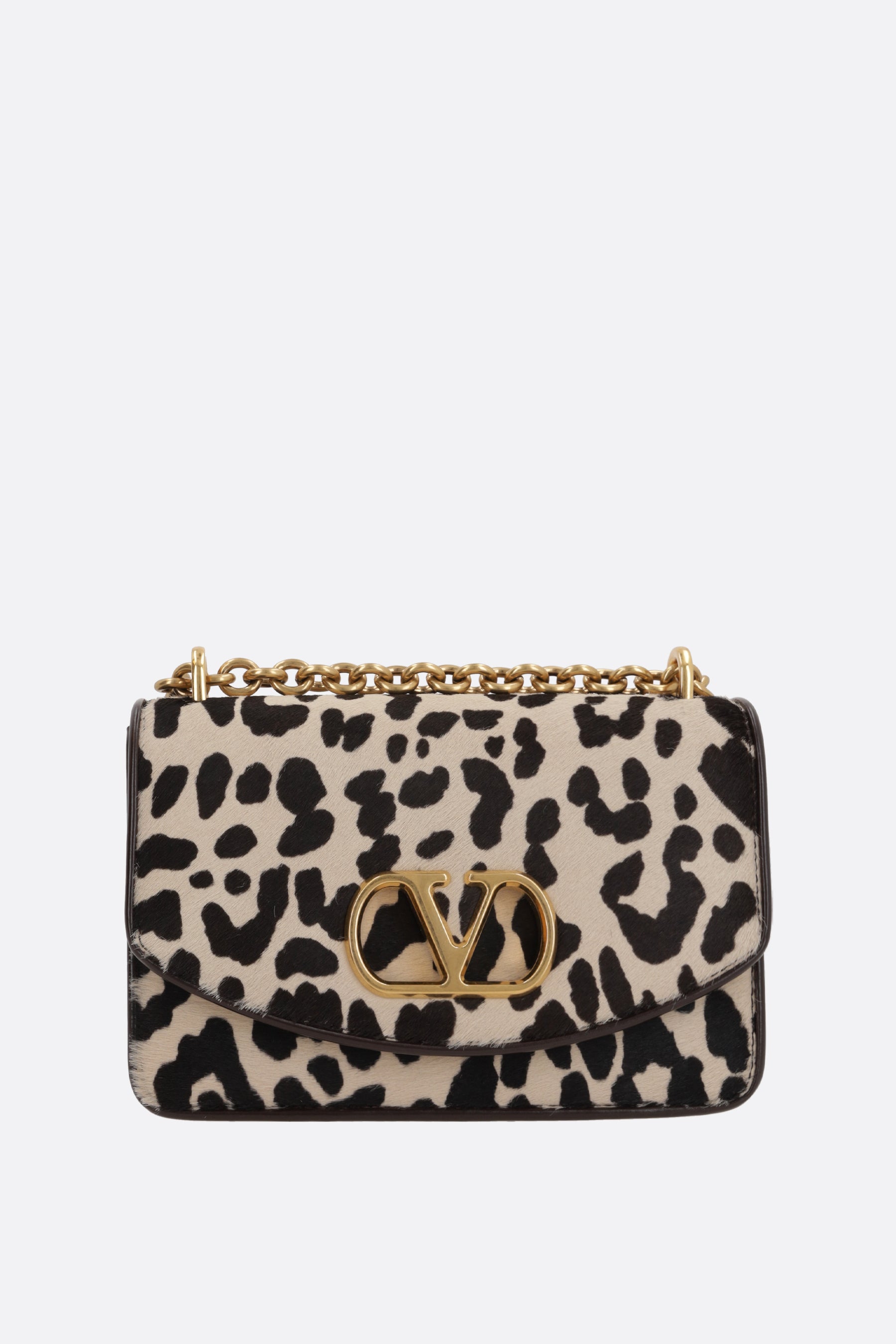 Vain shoulder bag in printed pony hair