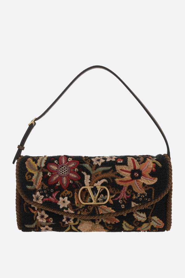 Vain Soft shoulder bag with embroidered beads