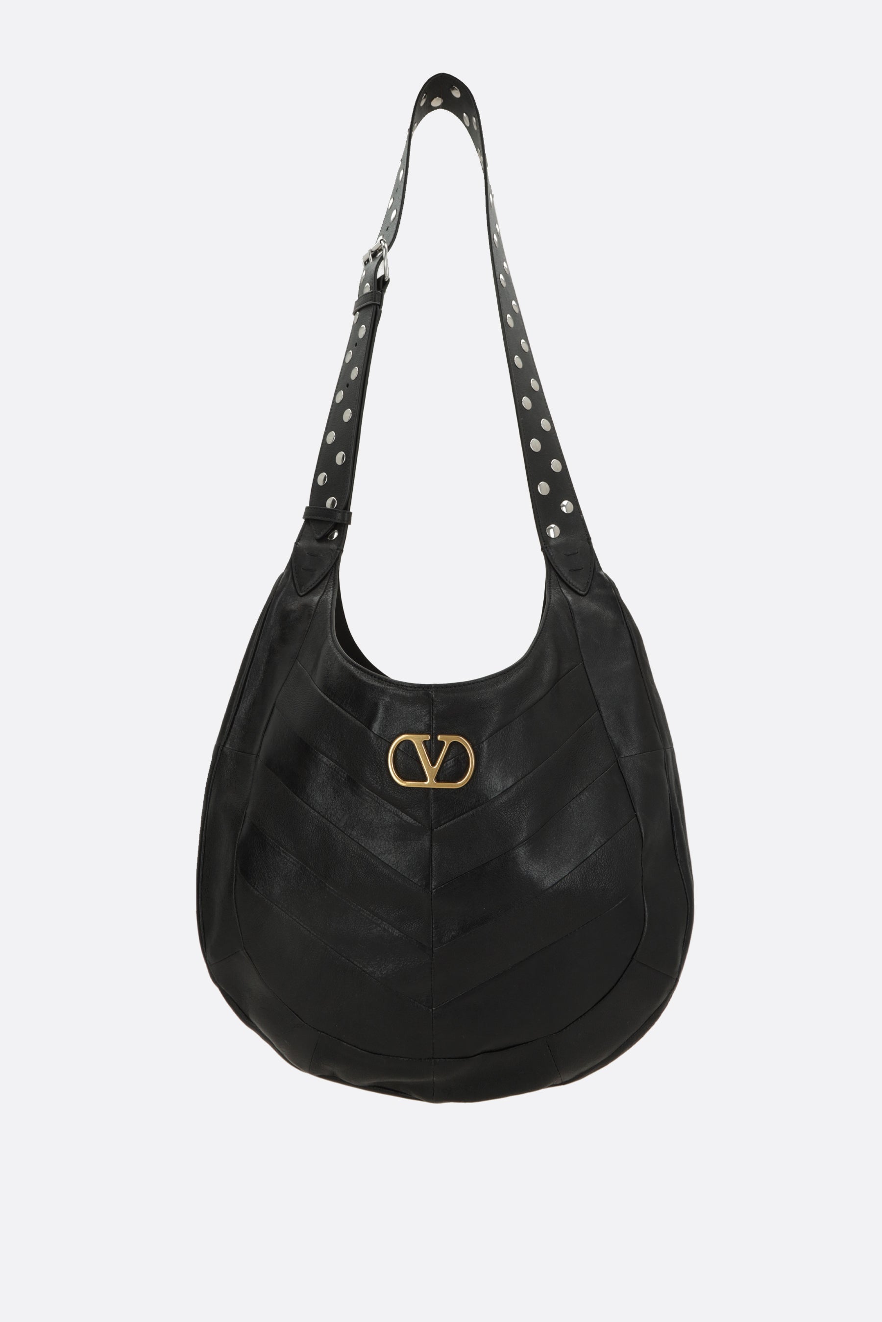 Hoboho hobo bag in chevron nappa