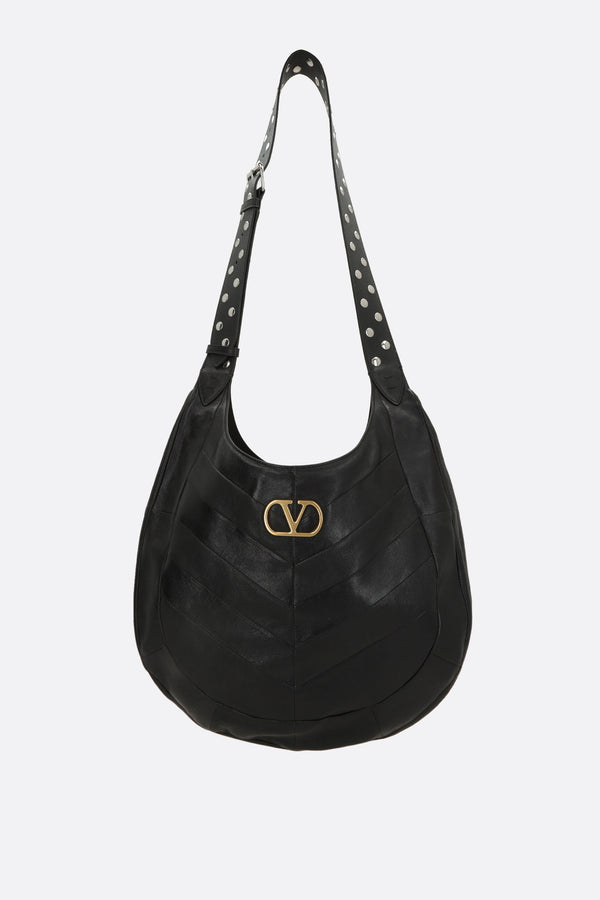 Hoboho hobo bag in chevron nappa