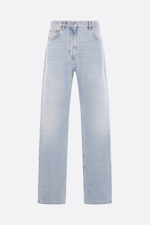 loose-fit jeans in denim