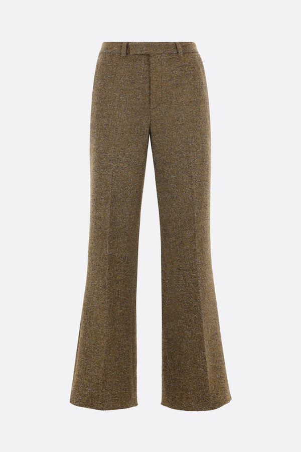 bouclé trousers