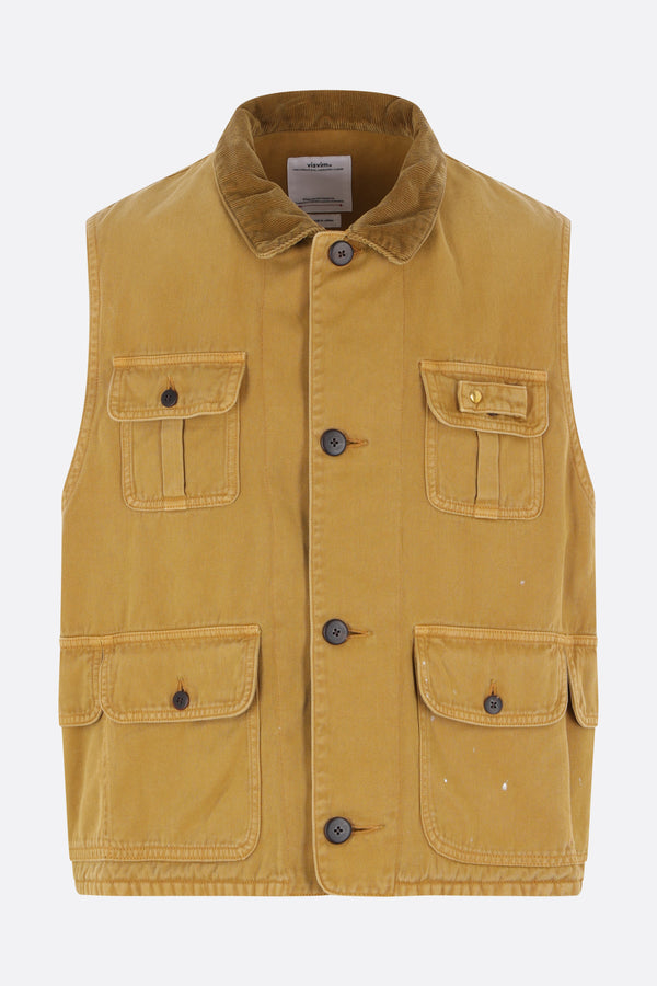 Matto hunting vest in denim