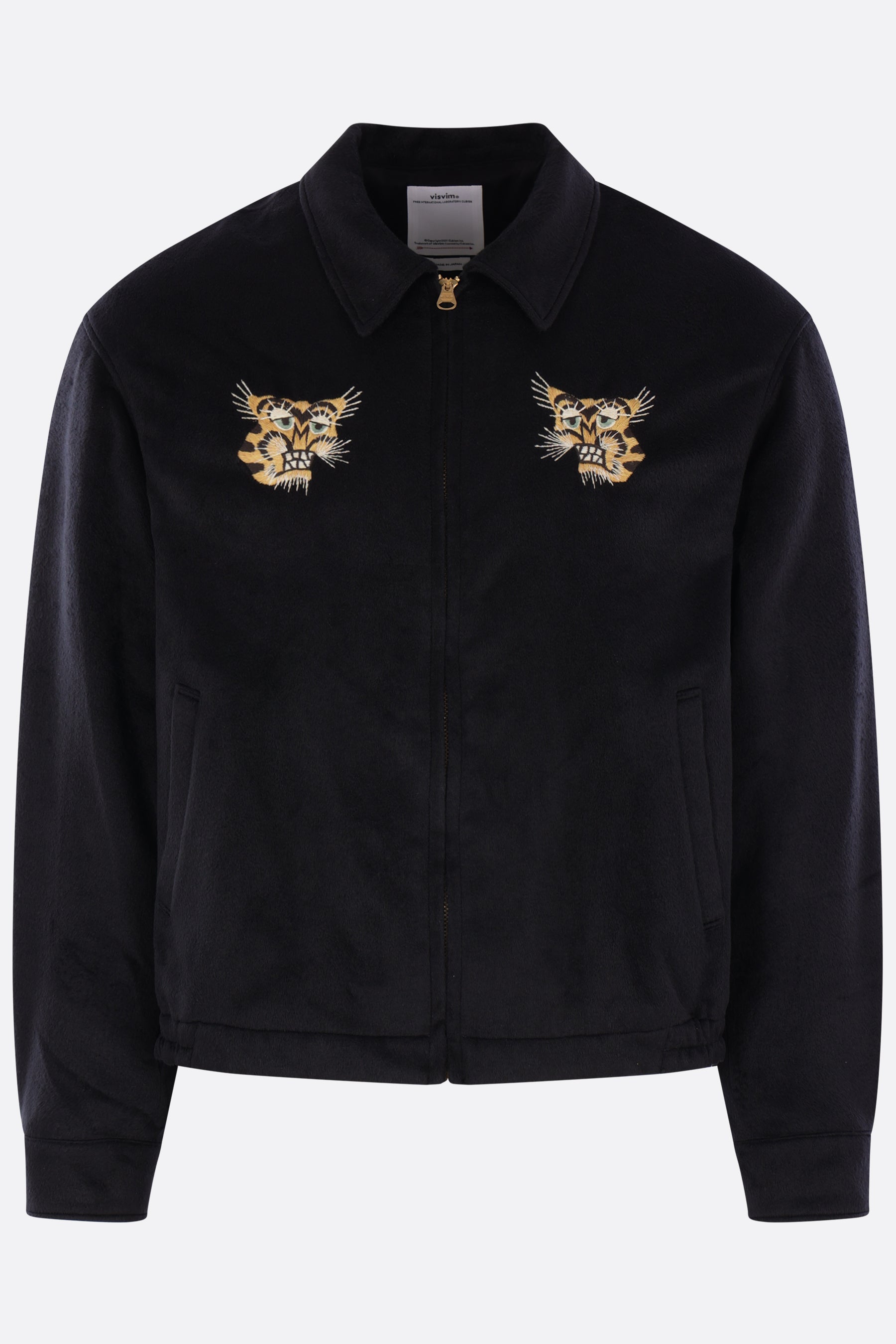 Norad full-zip jacket in silk