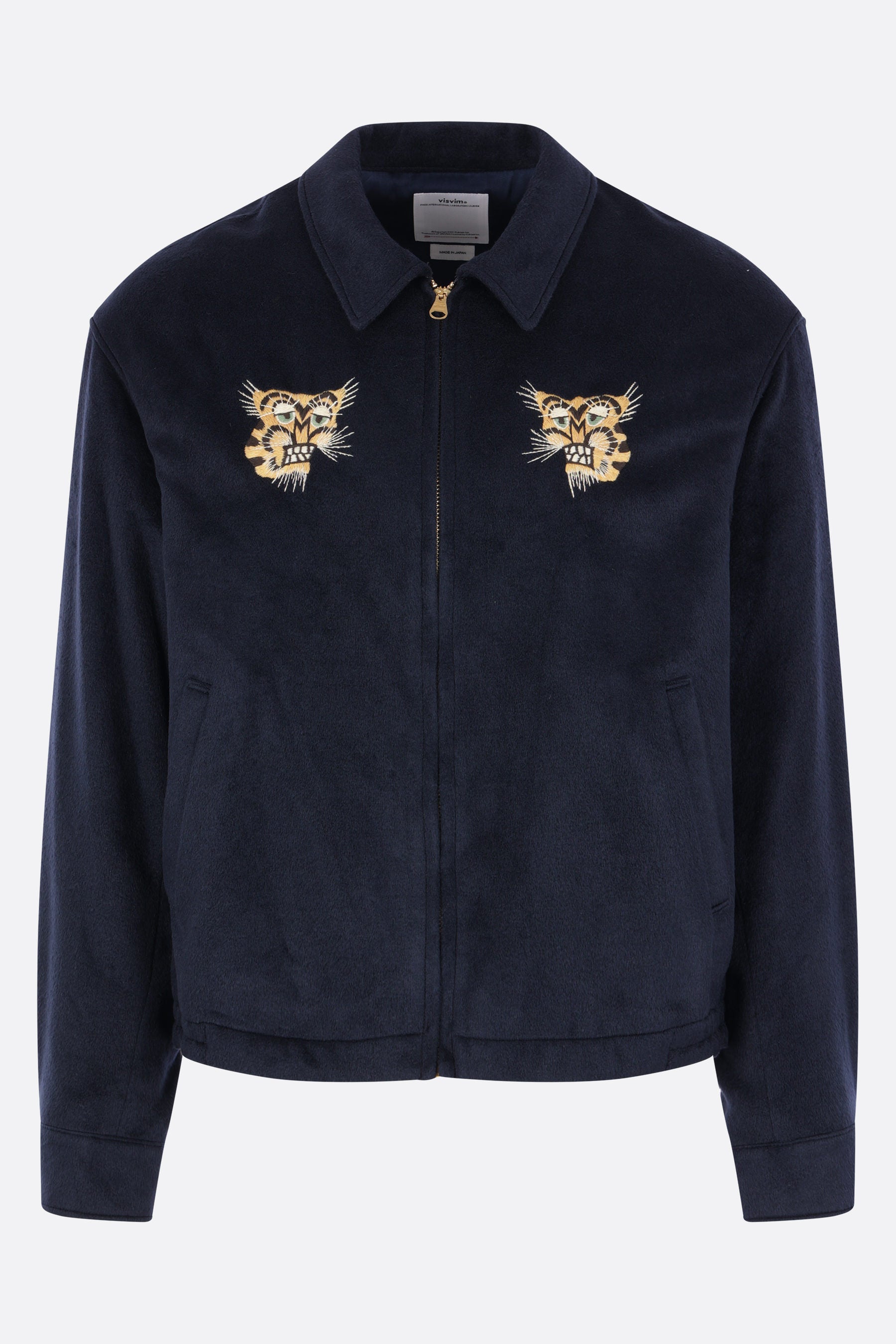 Norad full-zip jacket in silk