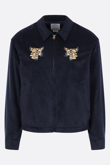 Norad full-zip jacket in silk