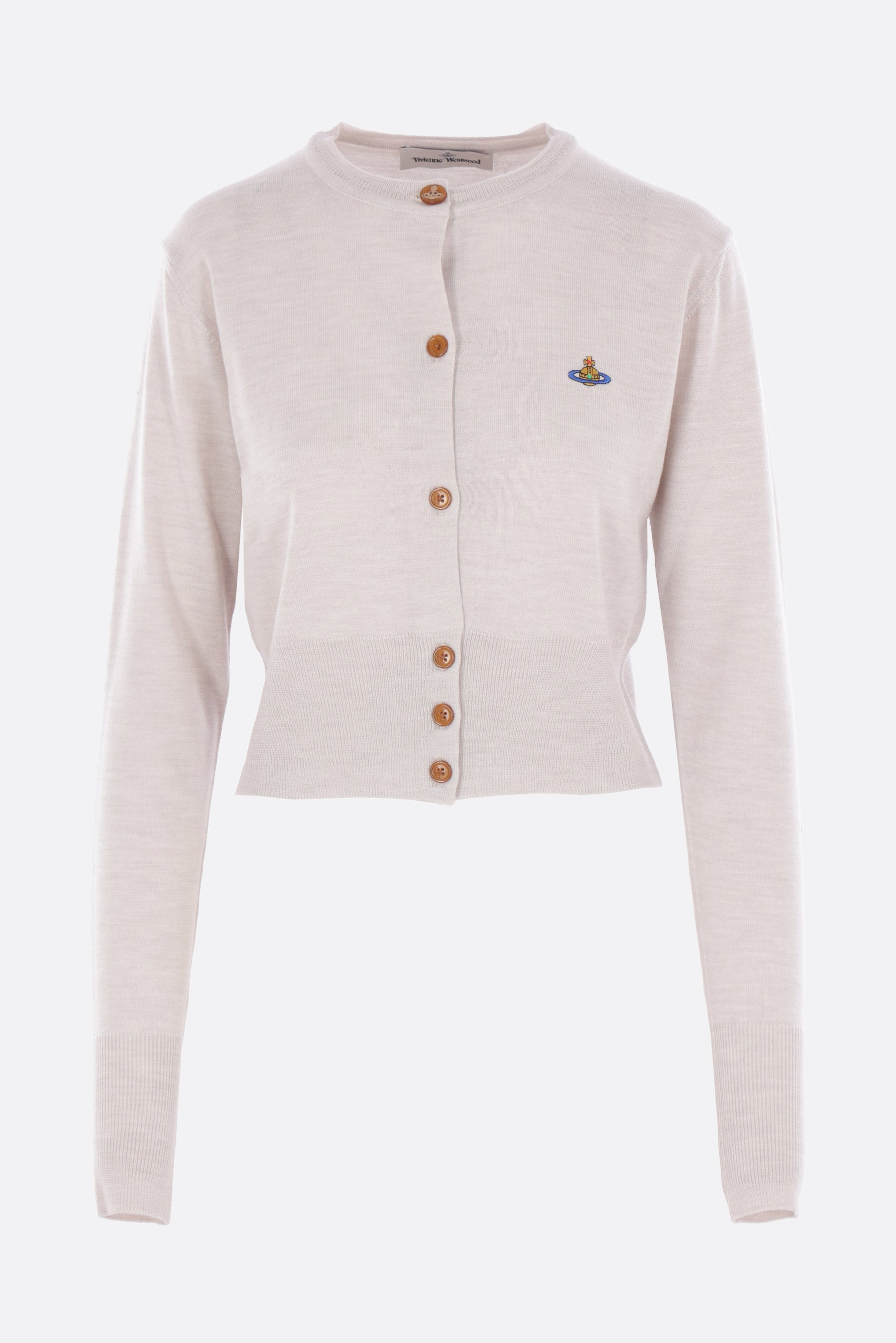 Bea cropped cardigan in wool