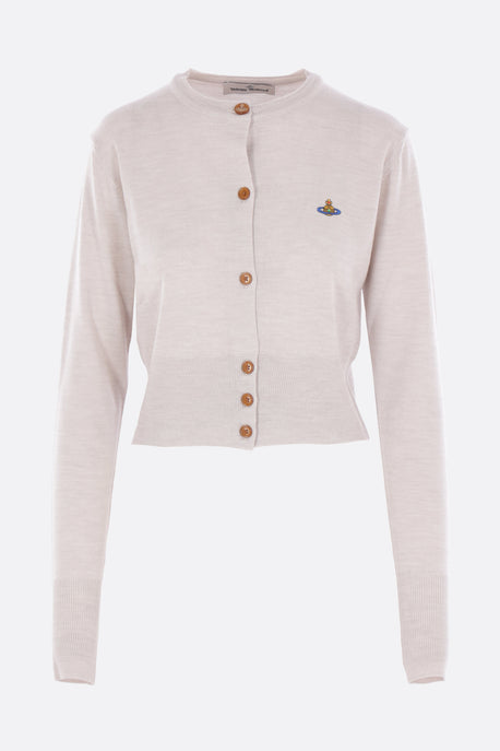 Bea cropped cardigan in wool
