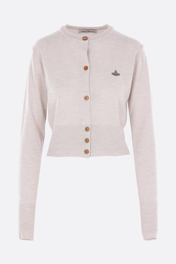 Bea cropped cardigan in wool