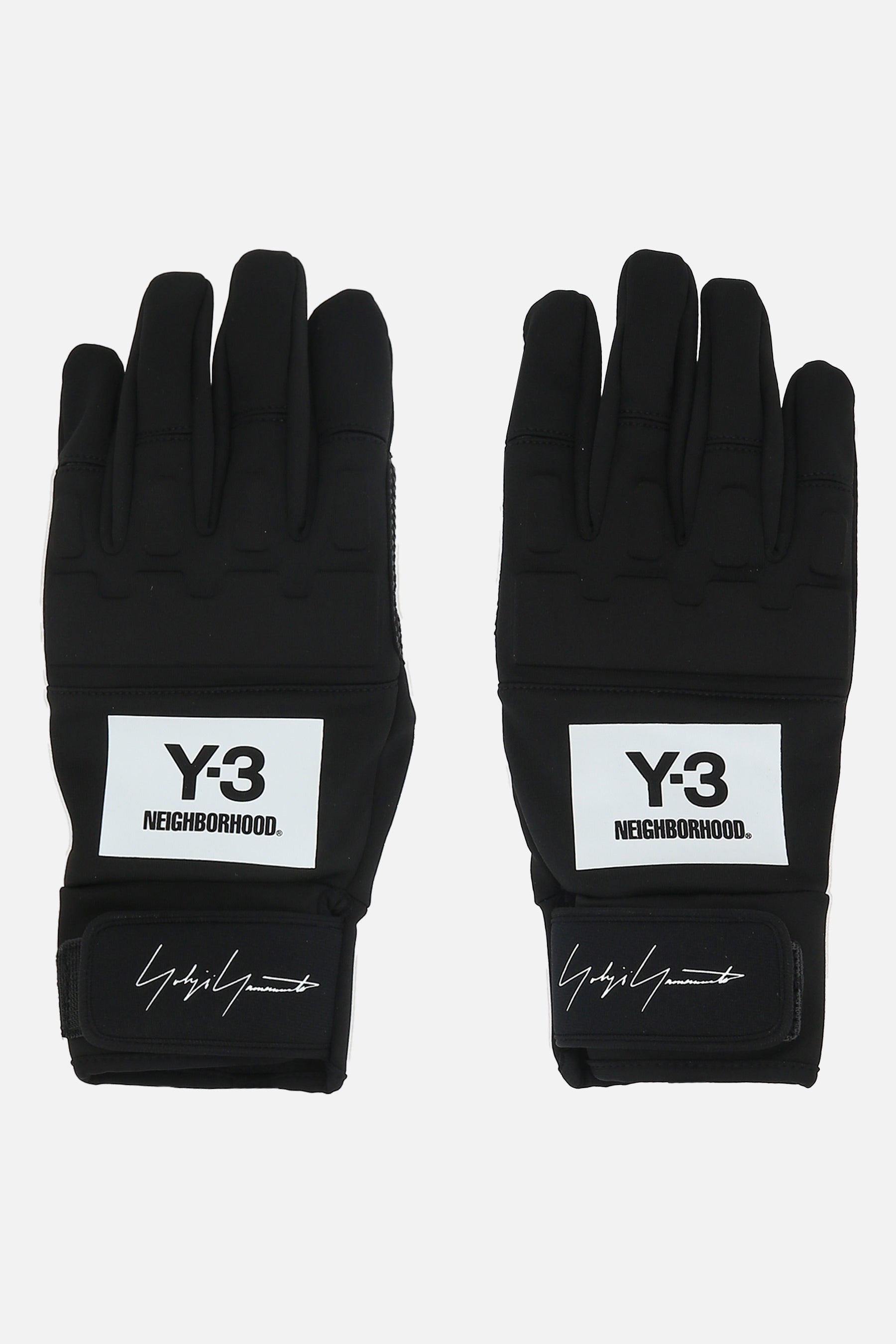 Y-3 NBHD gloves in neoprene