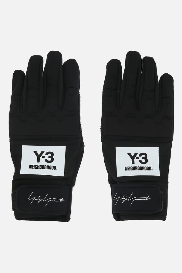 Y-3 NBHD gloves in neoprene